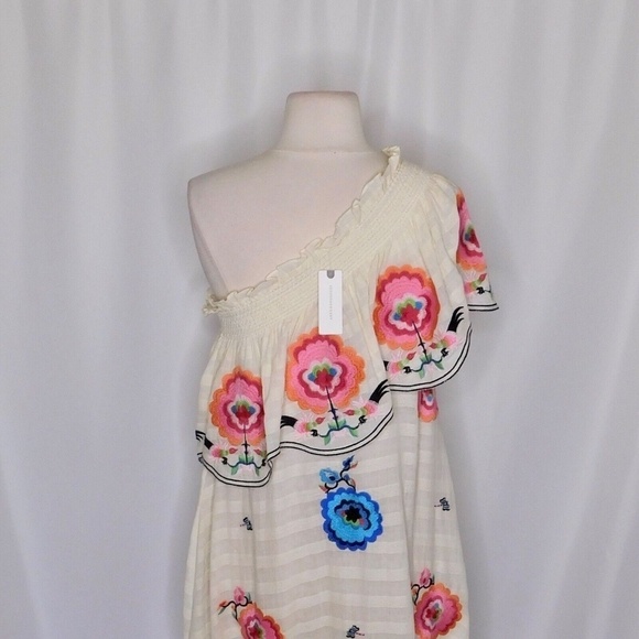 NWT!! Anthropologie PLENTY by TRACY REESE Floral Embroidered Dress X-Small - Picture 11 of 15